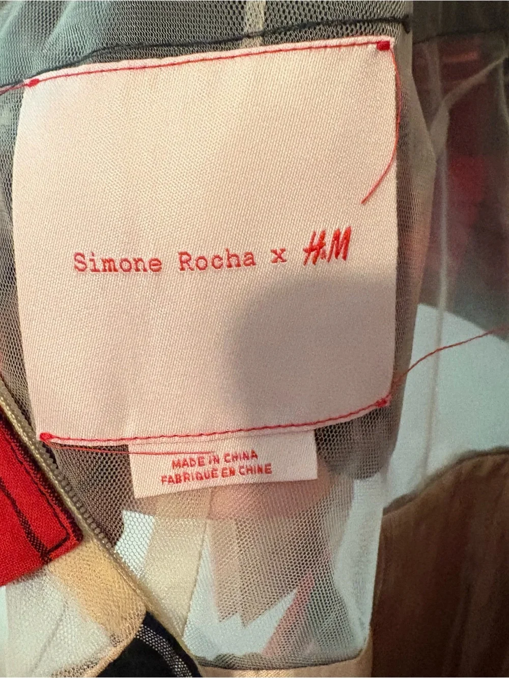 New Simone Rocha x H&M tartan plaid and tulle dress - Picture 10 of 10